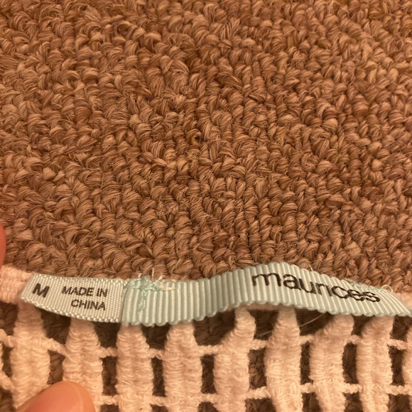 ❤️Maurice's cream colored lacy dress size medium - Picture 5 of 5